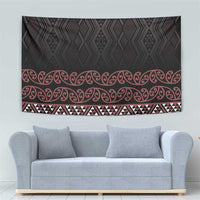 Maori Taniko Patterns Tapestry Brown Niho Taniwha Mix Paatiki Motifs