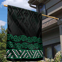 Maori Taniko Patterns Garden Flag Pounamu Niho Taniwha Mix Paatiki Motifs