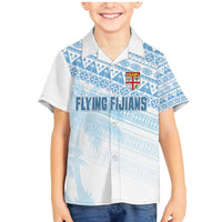 Fiji Rugby Custom Kaiviti Masi Family Matching Mermaid Dress and Hawaiian Shirt Turquoise - Polynesian Pride