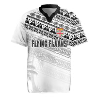 Fiji Rugby Custom Kaiviti Masi Rugby Jersey Black LT7 Black - Polynesian Pride