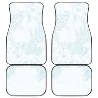 Polynesia Car Mats Sharks Duo Tropical Off White