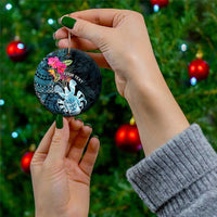 Niue Personalised Ceramic Ornament Hiapo Mix Coconut Crab