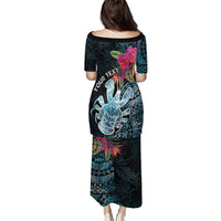 Niue Personalised Puletasi Hiapo Mix Coconut Crab