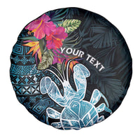 Niue Personalised Spare Tire Cover Hiapo Mix Coconut Crab