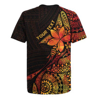 Niue Fakaalofa Atu Personalised Rugby Jersey Whale Hiapo Fiery Motif LT7 - Polynesian Pride