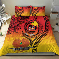 Papua New Guinea 50 Years Bedding Set Motuan Motifs