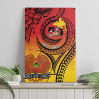 Papua New Guinea 50 Years Canvas Wall Art Motuan Motifs