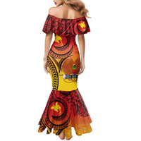 Papua New Guinea 50 Years Mermaid Dress Motuan Motifs