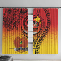 Papua New Guinea 50 Years Window Curtain Motuan Motifs