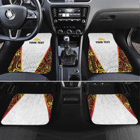 Personalized Papua New Guinea Car Mats Hapi De bilong Indipendens PNG