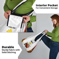 Personalized Papua New Guinea Grocery Bag Hapi De bilong Indipendens PNG