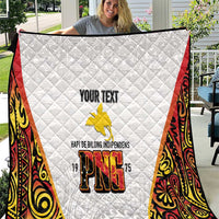 Personalized Papua New Guinea Quilt Hapi De bilong Indipendens PNG