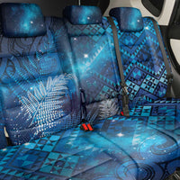 Aotearoa Taniko Matariki Back Car Seat Cover Cosmic Blue LT7 - Polynesian Pride