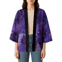 Aotearoa Taniko Matariki Kimono Cosmic Violet LT7 - Polynesian Pride