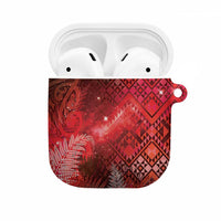 Aotearoa Taniko Matariki AirPods Case Cosmic Red