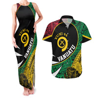 Vanuatu Independence Day Yumi 44 Couples Matching Tank Maxi Dress and Hawaiian Shirt LT7 Colorful - Polynesian Pride