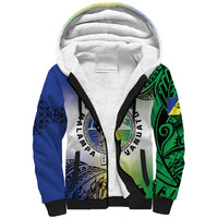 Malampa Day Sherpa Hoodie Emblem Gradient Style