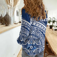 Tonga Queen Salote College Personalized Women Casual Shirt Ngatu Tokelaufeletoa Motifs