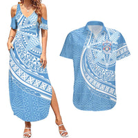 Tonga Apifo'ou Kolisi Personalized Couples Matching Summer Maxi Dress and Hawaiian Shirt Ngatu Tokelaufeletoa Motifs
