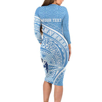 Tonga Apifo'ou Kolisi Personalized Family Matching Long Sleeve Bodycon Dress and Hawaiian Shirt Ngatu Tokelaufeletoa Motifs