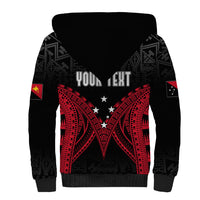 Personalised PNG Sherpa Hoodie Papua Motuan Mirror Style LT7 - Polynesian Pride