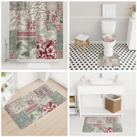 Aloha Hawaii Pastel Christmas Patchwork Bathroom Set Classic Style - Polynesian Pride