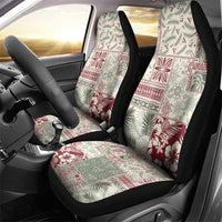 Aloha Hawaii Pastel Christmas Patchwork Car Seat Cover Classic Style - Polynesian Pride