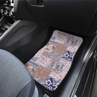 Aloha Hawaii Pastel Christmas Patchwork Car Mats Rustic Style - Polynesian Pride
