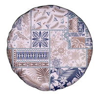 Aloha Hawaii Pastel Christmas Patchwork Spare Tire Cover Rustic Style - Polynesian Pride