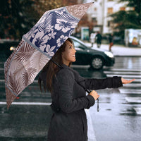 Aloha Hawaii Pastel Christmas Patchwork Umbrella Rustic Style - Polynesian Pride