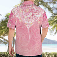 Breast Cancer Awareness Maori Aotearoa Hawaiian Shirt Manta Ray - Pink Glaze LT7 - Polynesian Pride