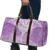Epilepsy Awareness Maori Aotearoa Travel Bag Manta Ray - Purple Glaze - Polynesian Pride