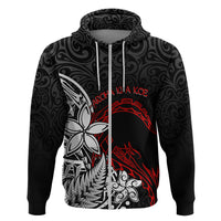 New Zealand Aotearoa Valentine Hoodie Couple Maori Aroha Ki a Koe Ver.02 LT7 Zip Hoodie Black - Polynesian Pride