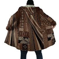 Pasifika Women's Day - Samoa Siapo Malu Tattoo Inspired Cloak Brown