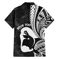 Mother's Day Hawaiian Shirt Polynesia Vintage Hibiscus - Black