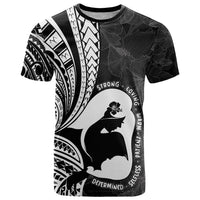 Mother's Day T Shirt Polynesia Vintage Hibiscus - Black LT7 Black - Polynesian Pride