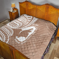 Mother's Day Quilt Polynesia Vintage Hibiscus - Brown LT7 - Polynesian Pride