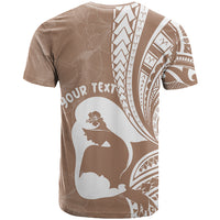 Mother's Day T Shirt Polynesia Vintage Hibiscus - Brown LT7 - Polynesian Pride