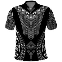 2025 Rugby Championship New Zealand Custom Polo Shirt Poutama Motifs - Polynesian Pride