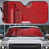 Samoa FAST Siapo Auto Sun Shade Tatau-Ulafala Vines - Polynesian Pride