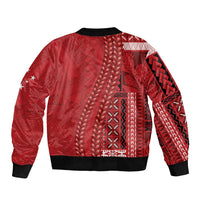 Samoa FAST Siapo Bomber Jacket Tatau-Ulafala Vines LT7 - Polynesian Pride