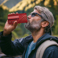 Samoa FAST Siapo 4 in 1 Can Cooler Tumbler Tatau-Ulafala Vines - Polynesian Pride