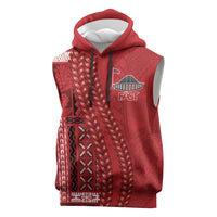 Samoa FAST Siapo Sleeveless Hoodie Tatau-Ulafala Vines - Polynesian Pride
