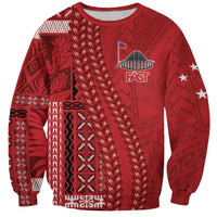 Samoa FAST Siapo Sweatshirt Tatau-Ulafala Vines - Polynesian Pride