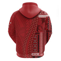 Samoa FAST Siapo Zip Hoodie Tatau-Ulafala Vines LT7 - Polynesian Pride