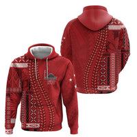 Samoa FAST Siapo Zip Hoodie Tatau-Ulafala Vines LT7 - Polynesian Pride