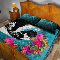 Hawaii Surfing Quilt Bed Set Triple Crown Rides The Waves LT7 - Polynesian Pride