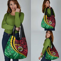 Vanuatu Personalized Tribal Grocery Bag Aboriginal Inspired Mix Style - Polynesian Pride