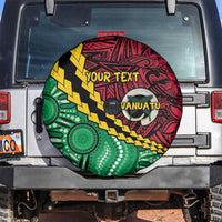 Vanuatu Personalized Tribal Spare Tire Cover Aboriginal Inspired Mix Style - Polynesian Pride