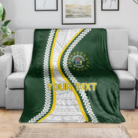 Cook Islands Rugby Personalized Avaiki Blanket GO Kuki